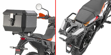 KTM Adventure X / 390 Adventure R 390 [GIVI] - Topcase Träger für MONOKEY® oder MONOLOCK® Koffer max