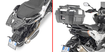 Peugeot XP 400 GT / XP 400 Allure [GIVI] - Topcase Träger für MONOKEY® oder MONOLOCK® Koffer zu montieren mit der