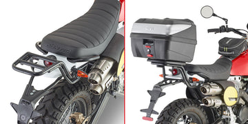 Fantic Caballero Scrambler 500 [2018-2023] - topcaseholder til Monolock topcase, sort