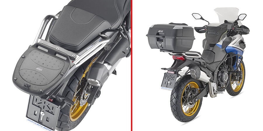 VOGE Valico 525 DSX [GIVI] - Topcase Träger für MONOLOCK® Koffer benutzen Sie die im Koffer mitgelieferte MONOLOCK®