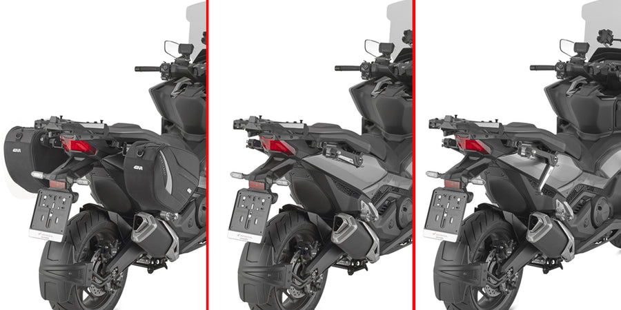Honda Forza 750 [GIVI] - Par specifikke udtrækkelige stealth-beslag lavet af technopolymer forstærket med glasfiber