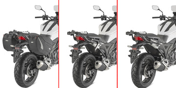 Honda NC 750 X [GIVI] - Par specifikke tilbagetrækkelige stealth-beslag lavet af technopolymer forstærket med glasfiber