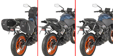KTM Duke 125 [GIVI] - Paar spezifischer einziehbarer Stealth Halterungen aus mit Glasfaser verstärktem Technopolymer mit