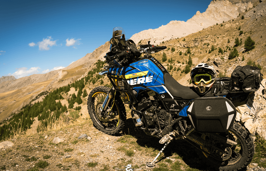 Motorcykeltaske [Hepco & Becker] - Royster Neo sidetasker gul, sæt – C-Bow