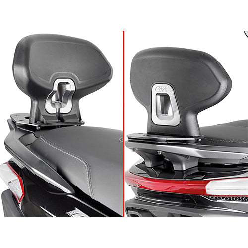 Piaggio MP3 HPE 400-400 Sport - 530 Exclusive [GIVI] - Passagerryglænssamling tillader ikke fastgørelse