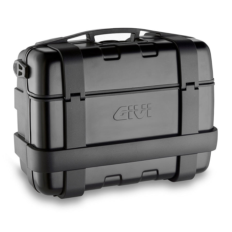 Trekker 33 - Monokey Koffer schwarz – mit Cover Alu schwarz / Max Zuladung 10 kg