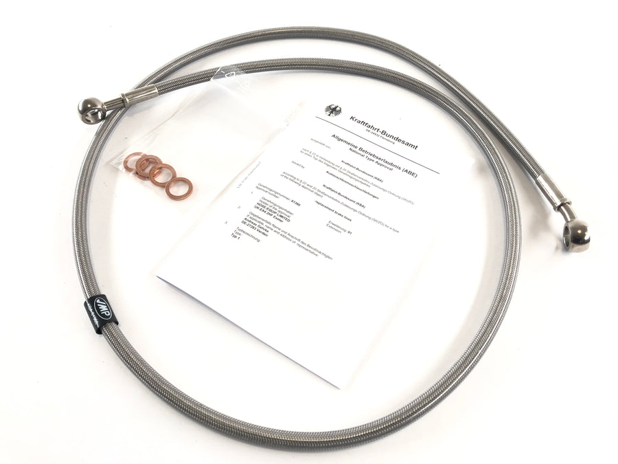 Suzuki GSX -R 1100 GV73B [1991] - Brake Line Steel Flex bagpå
