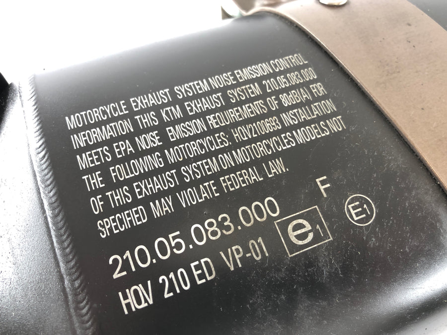 Husqvarna 701 Vitpilen [2018] - Small Absorber Exhaut Original