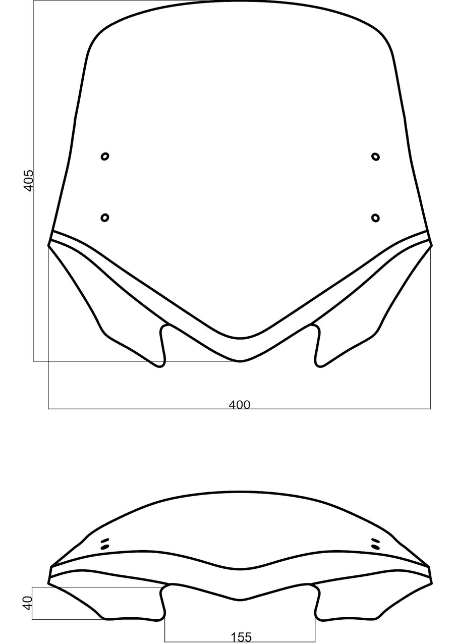 BMW V-flow Vario-turnering-screen-type "Z" -V-flow Vario-turning-screen "Z"