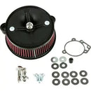 Harley-Davidson FXDBA 1584 Dyna Street Bob Limited [2013] - Mini Teardrop Stealth Luftfiltersatz – Oberfläche: Silber – Bild 6