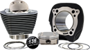 Harley-Davidson FLRT 1868 Freewheeler 114 [2025] - 132" Hochverdichtungs- / 136" Big Bore Kit – Oberfläche: Schwarz, Nicht hervorgehobene Kühlrippen – Merkmal: +8,5 cm³ Kuppelvolumen – Bild 1