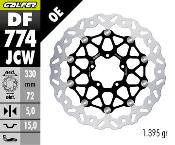 Ducati PANIGALE V4 1100 SP2 [2022-2023] - BRAKE DISC FLOATECH WAVE – billede 2