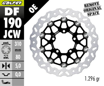Kawasaki Zg 1400 Concours [2019] - BRAKE DISC FLOATECH WAVE – Billede 1