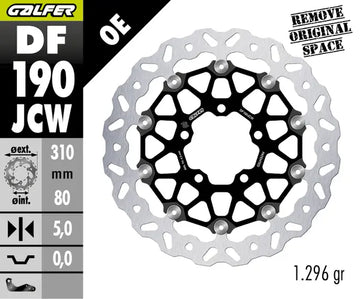 Kawasaki Gtr 1400 ABS [2017-2023] - BRAKE DISC FLOATECH WAVE – Billede 2