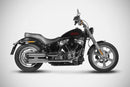 harley-davidson street bob [ZARD] – Overlappet slip-ons lyddæmper til HD-SOFTAIL M8-6