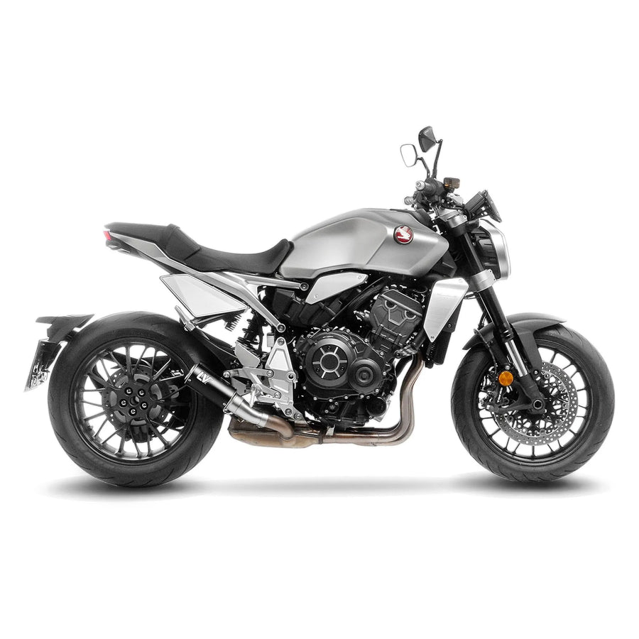 honda cb 1000 [LEOVINCE] – LV Corsa S fuld sort slip-on lyddæmper