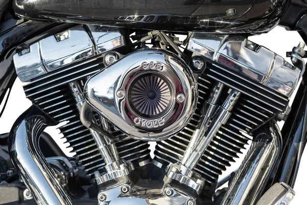 Harley-Davidson FLHTCSE 1690 EFI Electra Glide Screamin Eagle [2004] - Air Stinger Stealth Luftfiltersatz – Oberfläche: Silber – Bild 7