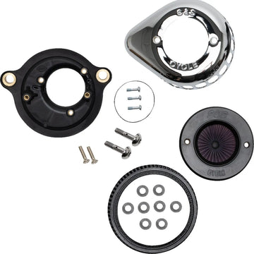 Harley-Davidson FLRT 1868 Freewheeler 114 [2022-2023] - Air Stinger Stealth Luftfiltersatz – Oberfläche: Verchromt – Bild 1