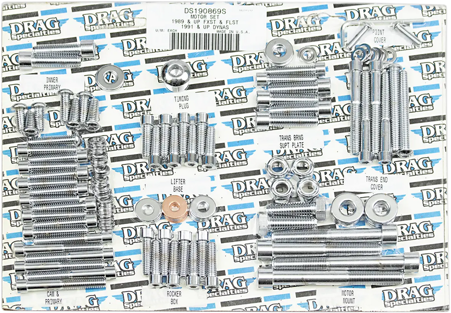 harley davidson flst [DRAG SPECIALTIES] - Komplet motorskruesæt