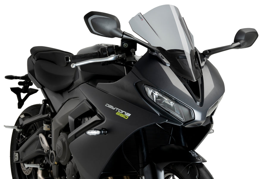 TRIUMPH DAYTONA 660 [2025] – Z-Racing Screen – Sort