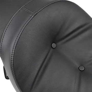 harley-davidson sportster s [DRAG SPECIALTIES] – Fladt vinyl dobbelt-trough sæde - 0
