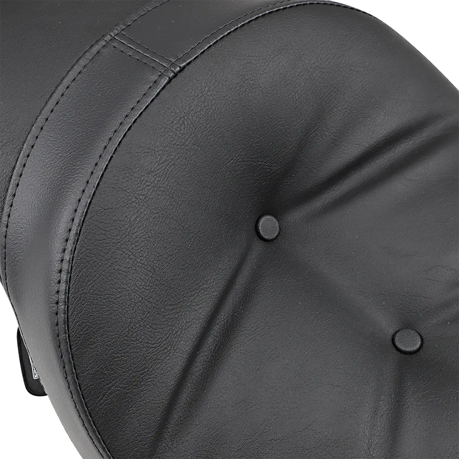 harley-davidson sportster s [DRAG SPECIALTIES] – Fladt vinyl dobbelt-trough sæde