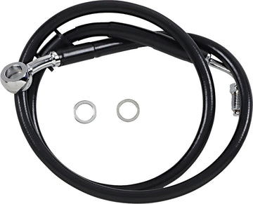 harley-davidson street bob [DRAG SPECIALTIES] – Forlænget bremseslange i rustfrit stål