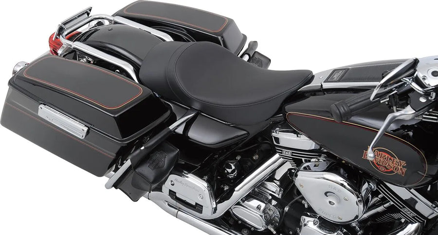 harley davidson flhr [DRAG SPECIALTIES] - Forlæns fladt enkelt sæde med EZ-ON mount
