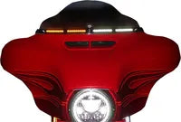 Harley Davidson Flhtcui [BRUGERDEFINERET DYNAMIK] - Genesis® 4 Dynamic LED Batwing forrudebeklædning