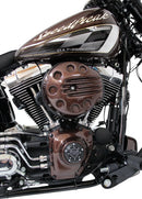 harley davidson fxsb [CULT WERK] – luftfilterdæksel "Slotted"-3