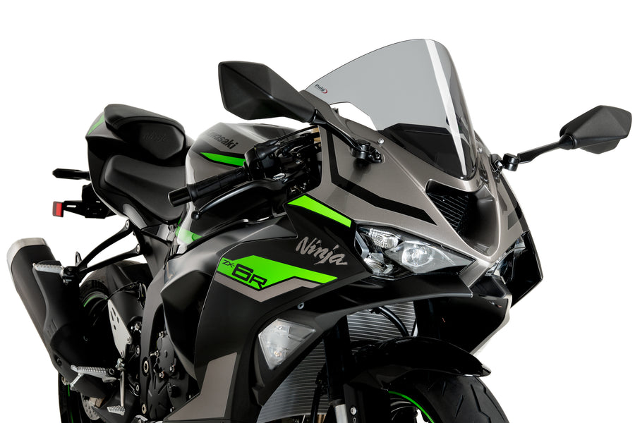 KAWASAKI ZX-6R NINJA [2025] – R-Racer skærm – Gennemsigtig