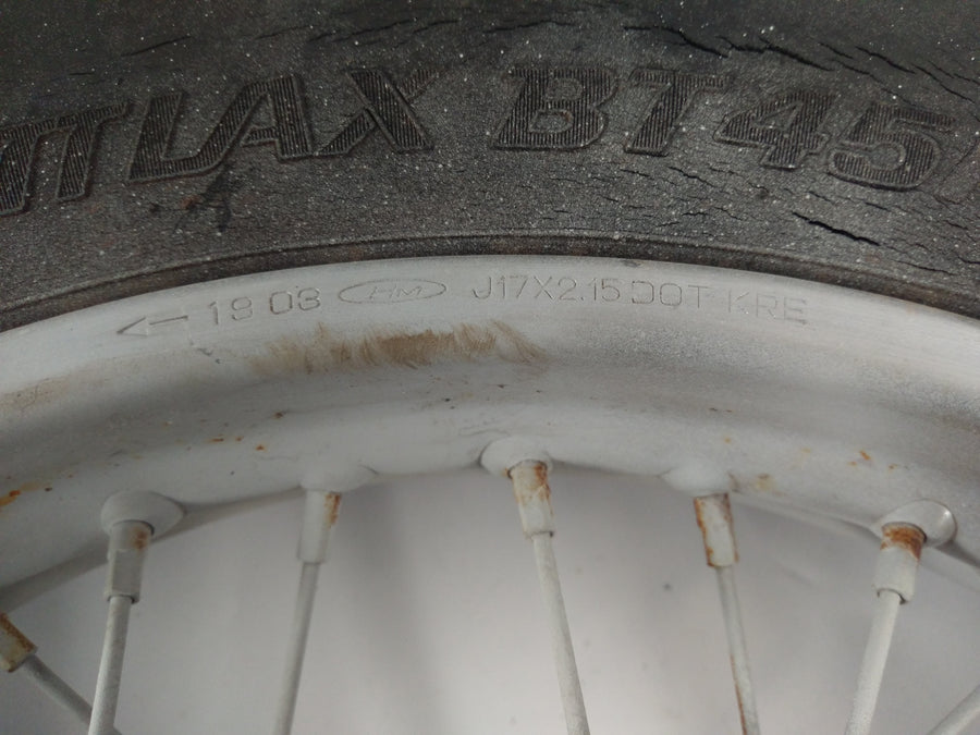 Honda XR 125 L JD19 [2005] - Hinterrad Rim bagefter