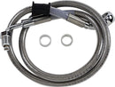 harley davidson flde [DRAG SPECIALTIES] - Forlænget bremseslange i rustfrit stål-2