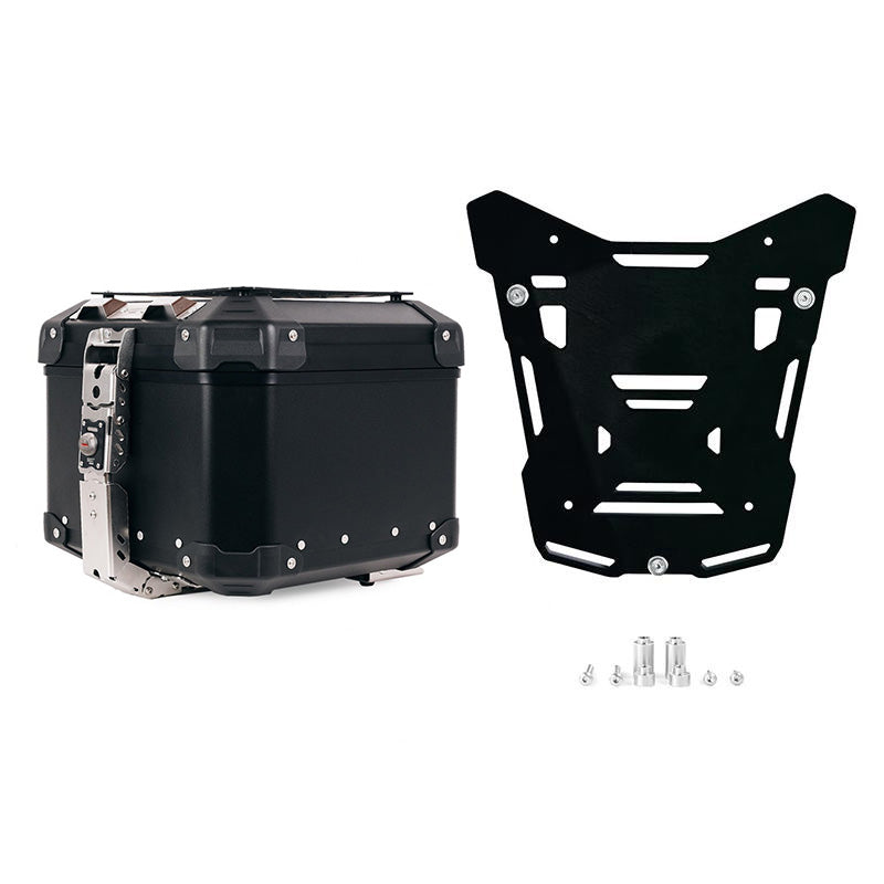 BMW R 1300 GS [2024–2026] - Atlas 44L Universal-Aluminium-Topcase + Atlas Black Topcase-Platte für Original-Gepäckträger der