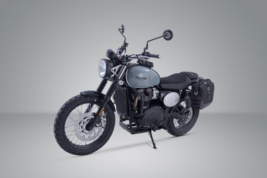 Triumph Street Cup 900 [2018-2020] - Legend Gear LC2 sidetaskesystem Brown Edition venstre - billede 1