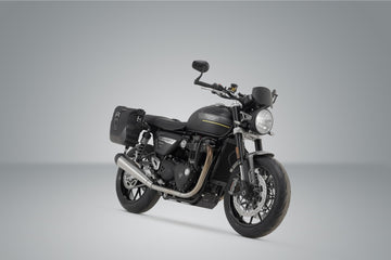 Triumph Speed Twin 1200 [2019-2024] - Legend Gear LC2 sidetaskesystem Brown Edition - Billede 1
