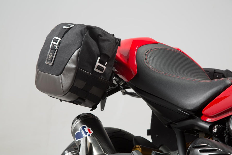 Ducati Monster 1200 [2017-2020] - Legend Gear LC1 & LC2 sidetaskesystem Black Edition - Billede 1