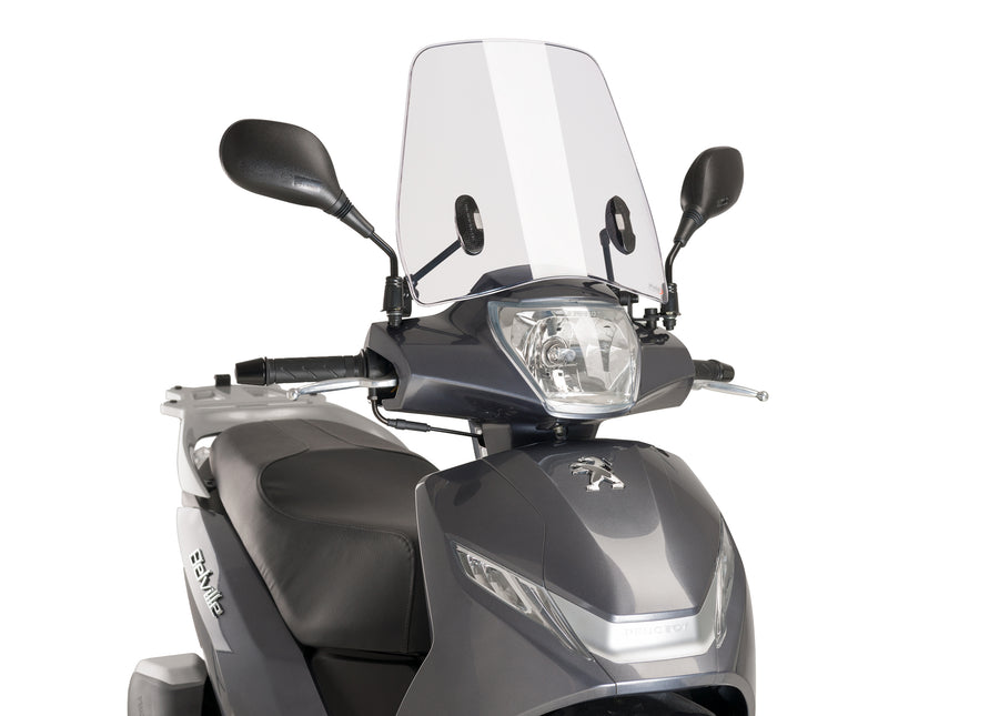 PEUGEOT BELVILLE 125 ACTIVE [2023] – Urban scooter skærm – Gennemsigtig