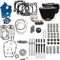 Harley-Davidson Fxlrs 1923 ABS [2026] - 129" Power Package Motorleistungs-Kit – Oberfläche: Schwarz, Nicht hervorgehobene Kühlrippen – Merkmal: Schwarze Stößelstangenrohre – Bild 3