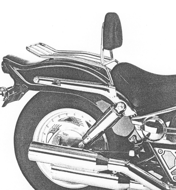 Suzuki VZ 800 Marauder [1996-2003] - Solorack med ryglæn