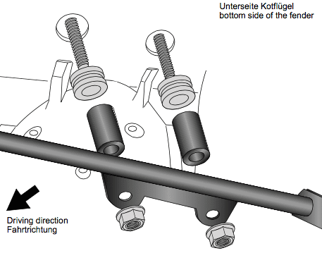 Honda CRF 1000 L Africa TW [2016-2017] - Holding Set til Support Struts 4210994 00 01