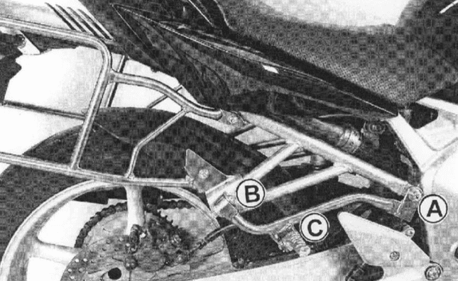 Yamaha FZ 6 [2004-2006] -pediatrisk fodstøtte