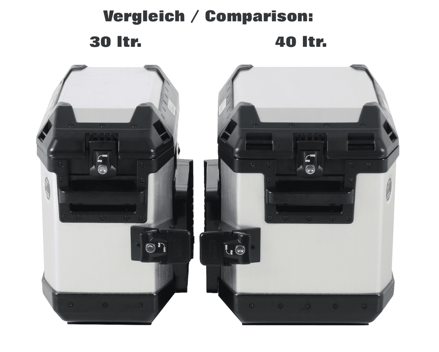 Seitenkoffer [Hepco & Becker] - Alu Xplorer 40 – Universell