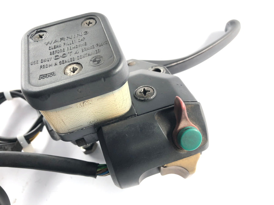 BMW R 100 GS 247E [1991] - Styrets fittings til højre med håndbremsepumpe