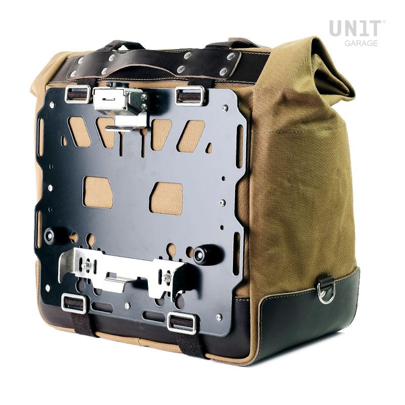 BMW R 1150 R [2000-2006] - Cult Canvas-Seitentasche 40–50L mit Aluminiumplatte