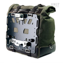 BMW F 900 GS [2023-] - Kultige Seitentasche in Canvas 40L - 50L + Aluminiumplatte