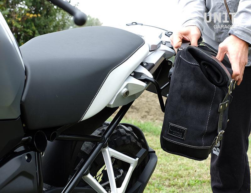 BMW R 1200 GS LC cykel [2013-2019] - sidetaske i lærred + stel GS LC