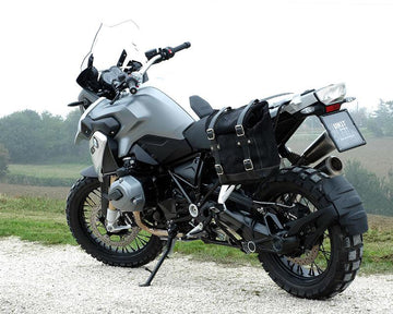 BMW R 1200 GS LC [2013-2018] - Seitentasche aus Leder + Rahmen GS LC