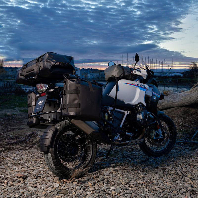BMW R 12 G/S [2025-2026] - Aluminium-Taschenhalter mit verstellbarer Hypalon-Front und Schnellkupplung