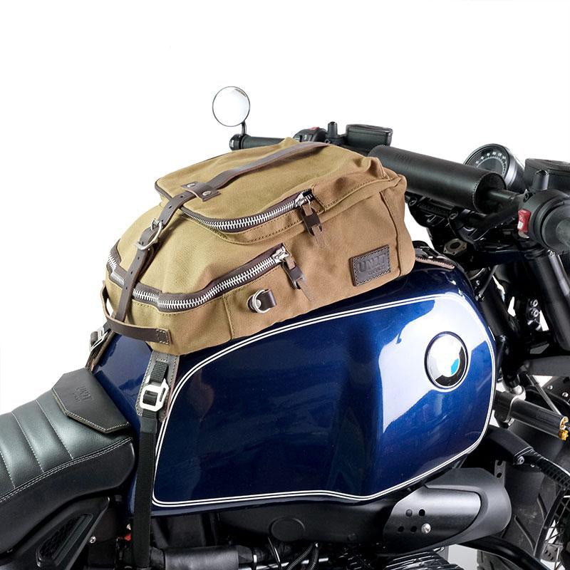 BMW R nineT 1200 Urban G/S (hoher Auspuff) [2017-2023] - Canvas Tankrucksack